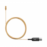 Shure UL4T/C-MTQG-A UniPlex Kardioid Subminyatür Yaka Mikrofonu (Bej, TA4F)
