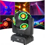 Magic CO82 Fantastik Efekt Işık, Led Beam Robot Işık + RGB Lazer (Disko, Club, Parti Işığı)