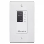 Symetrix W2 IP Duvar Kumandası, 4 Tuş ve OLED Ekran, Beyaz US