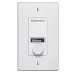 Symetrix W1 IP Duvar Kumandası, Enkoder ve OLED Ekran, Beyaz US