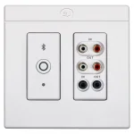 Symetrix xIO Bluetooth RCA-3.5 Dante Duvar Paneli, Beyaz