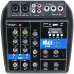 Wöller W-402 4 Kanal Mini Deck Mikser, +48V Phantom