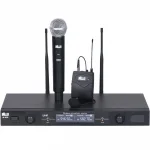 Wöller W-930EY El + Yaka UHF Kablosuz Mikrofon Seti, Rack Tipi