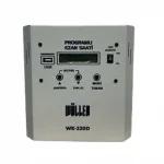Wöller WE-220D Programlı Ezan Saati, Otomatik Sela