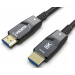 Woxcon-010 Fiber Optik HDMI Kablo 10-metre ( 8K 60Hz 2.1 AOC destekli )