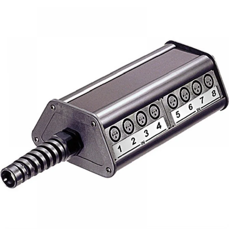 Rean NSB2A-12/4 Stage Box, 12 Giriş / 4 Çıkış XLR, Alüminyum, Tip A