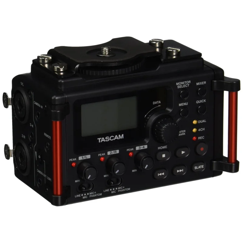 Tascam DR-60DMK2 Prof.Multi-Track Audio-Recorder for DSLR-Cameras