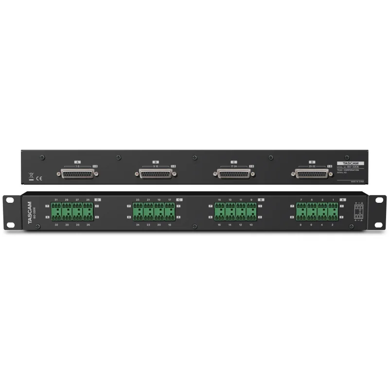 Tascam BO-32DE Breakout Box 32 *Euroblock to 4* SUB-D25