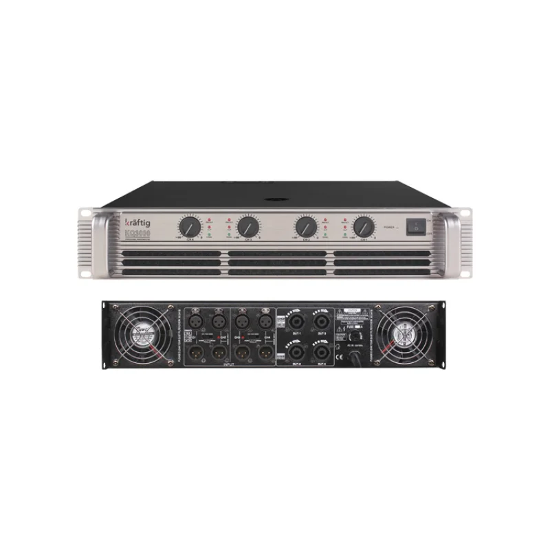 Machtig KQ4000 4x500W 4-ohm Power Amplifikatör