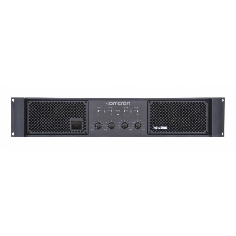 Omcron Q1200 4x300W/4-ohm QUAD Power Amplifikatör