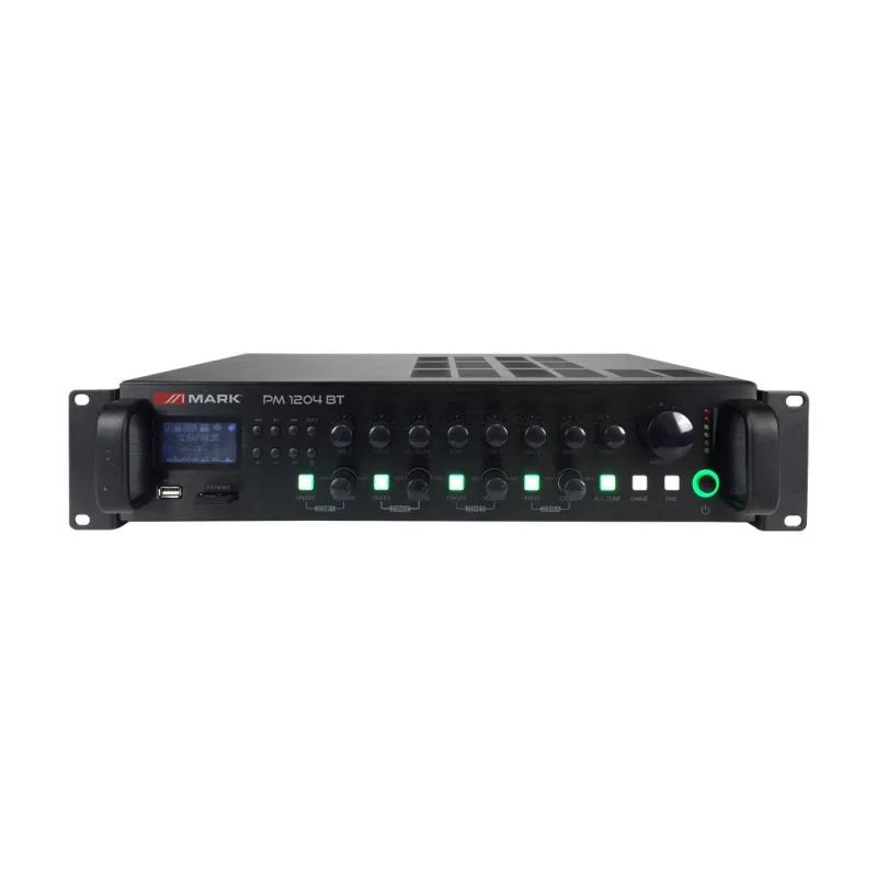 Work PM-1204BT 4-zone Mikser Amfi 120W/100V USB,Radyo, Bluetooth