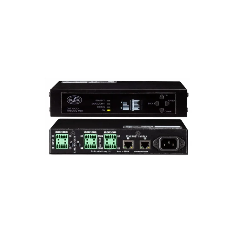 DAS Audio Integral-M88 Dijital Ses Matrisi 4 Giriş 8 Çıkış, 4x4 Dante, ALMA