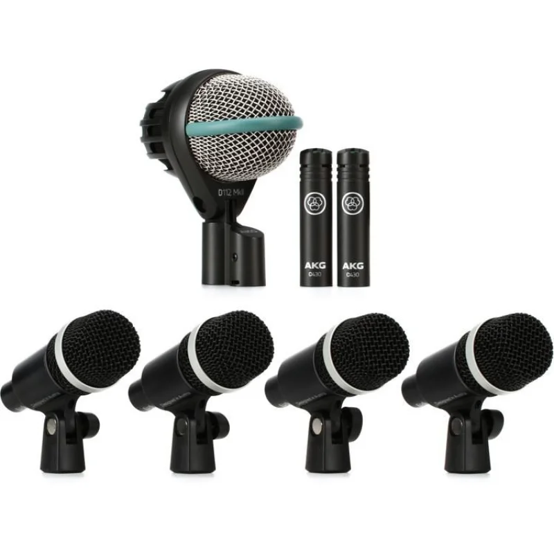 AKG DRUMSET CONCERT-1 SET Davul Mikrofon Seti 7 Parçalı Pro Set