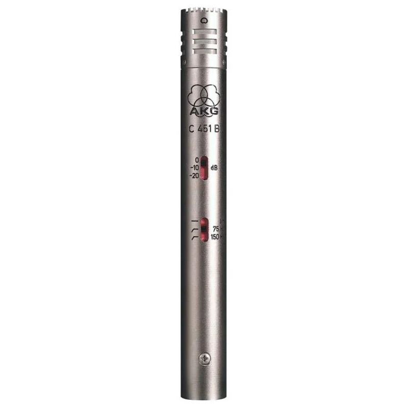 AKG C451 B Referans Küçük Diyafram Kondenser Mikrofon, Cardioid, 155 dB SPL