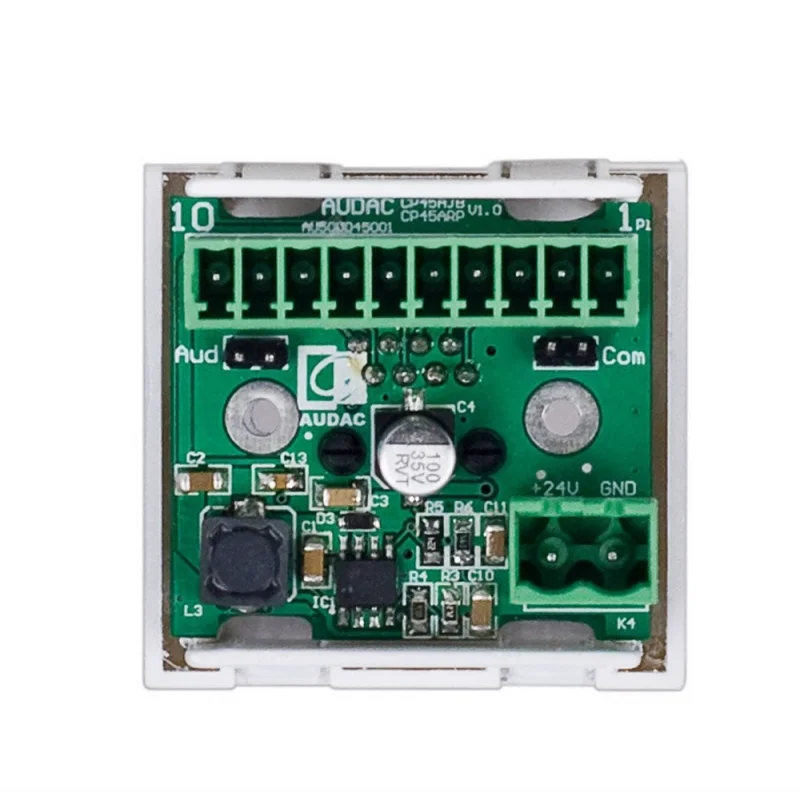 Audac CP43ARJ/B Connection plate - rj45 - bticino