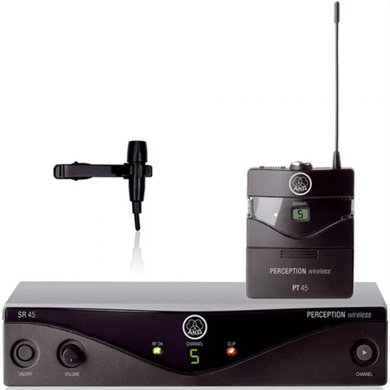 AKG WMS45 Presenter Yaka Tipi Kablosuz Mikrofon Seti