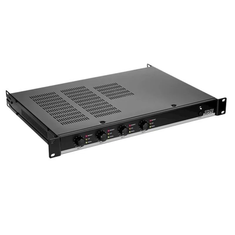 Audac EPA254 Quad Power Amplifikatör 4x250W/4-ohm - crossover