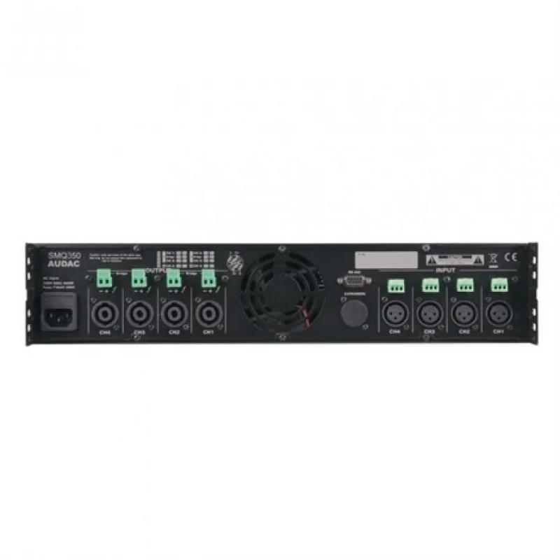 Audac SMQ350 DSP Power Amplifikatör 4x350W/4-ohm