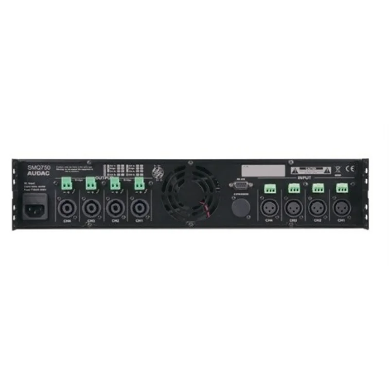 Audac SMQ750 DSP Power Amplifikatör 4x750W/4-ohm