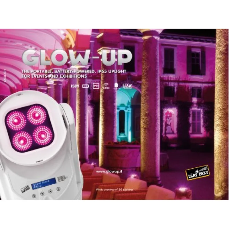 Claypaky Glow-Up C 4x10W Led Wash Spot IP65 Bataryalı