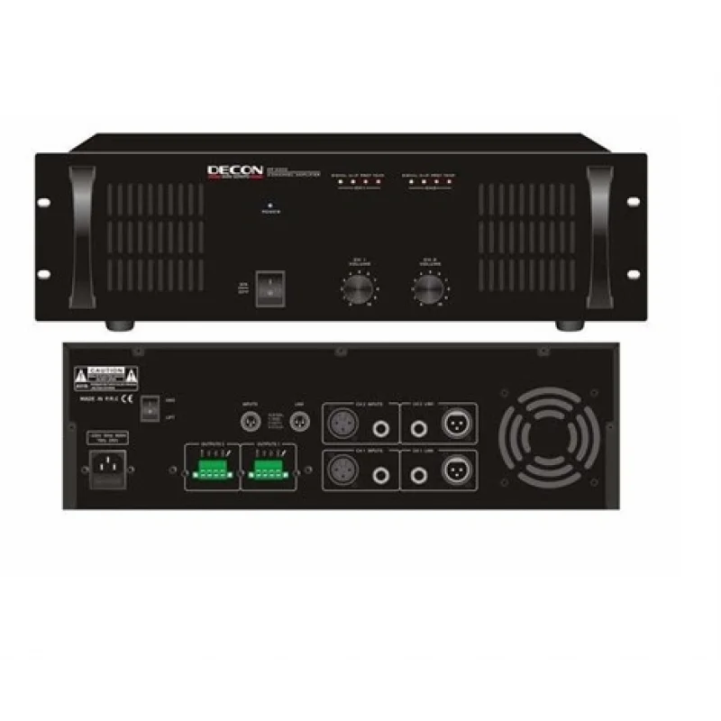 Decon DP-2300D 2x300W/100V D Class Power Amplifikatör
