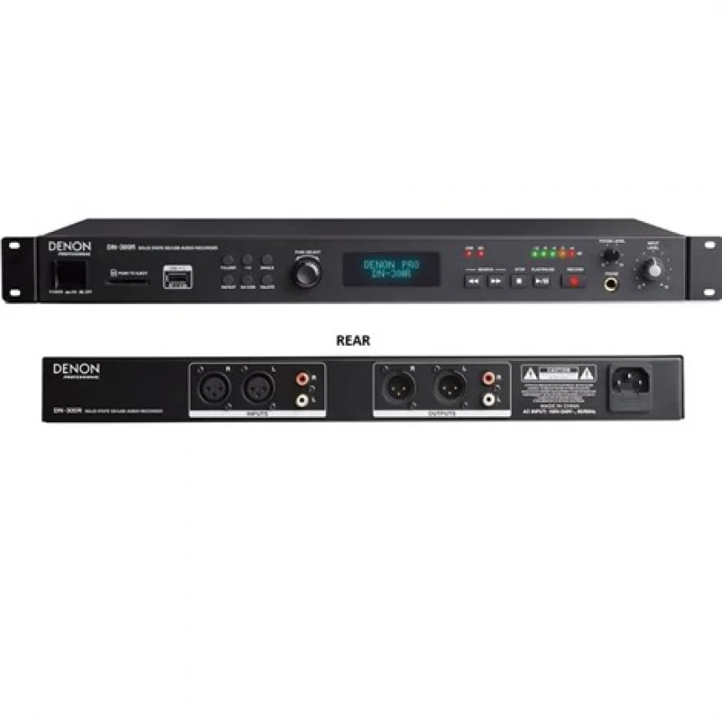 Denon DN-300R Solid-State SD/USB Audio Recorder