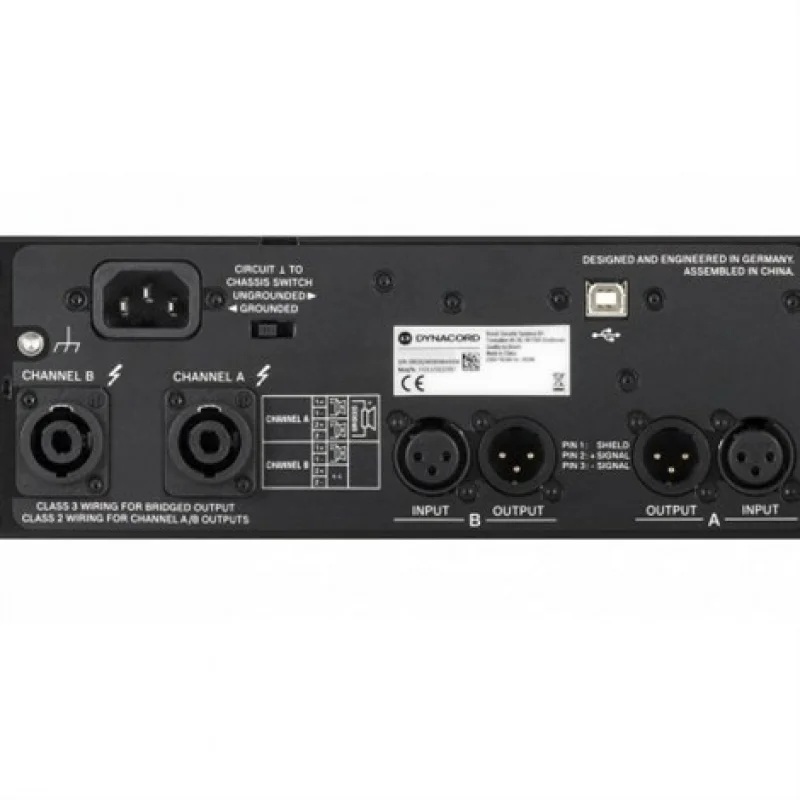 Dynacord L1300FD 2x650W/4-ohm DSP Power Amplifikatör
