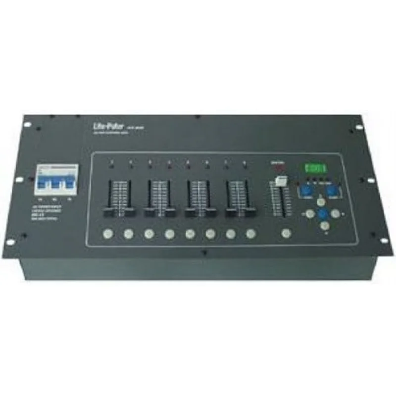 Lite-Puter AX-805 8 Kanal Dimmerli Işık Mikseri, 8x5 A, DMX-512