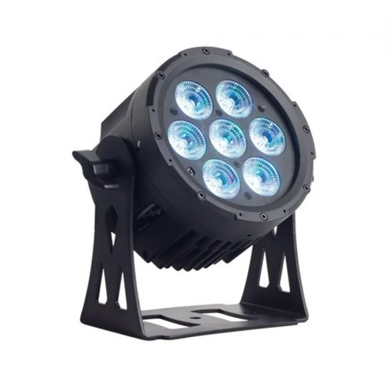 SSP SLIM PAR7 7x12W Led PAR Sahne Spotu IP20 RGBWAUV 6in1