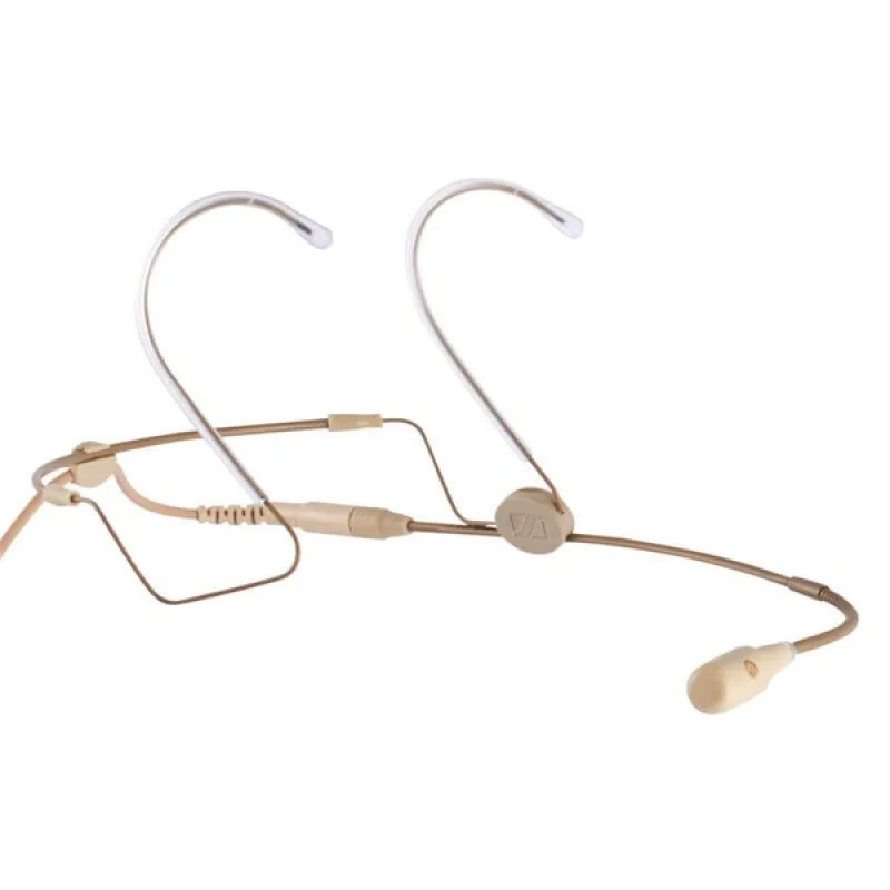 Sennheiser HSP 4-3 (BEIGE 3-PIN) Ense Bantlı Headset Mikrofon (Cardioid, Bej, 3 Pin)