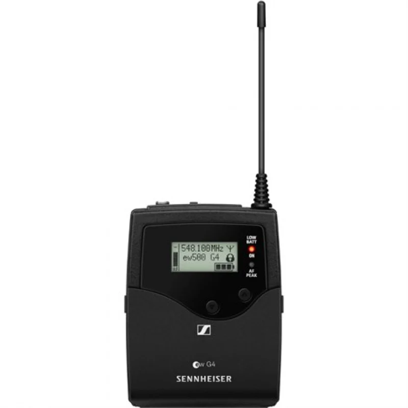 Sennheiser SK 500 G4-AW+ Bodypack transmitter with 1/8 audio input socket (EW connector),frequency range: AW+ (470 - 558 MHz)