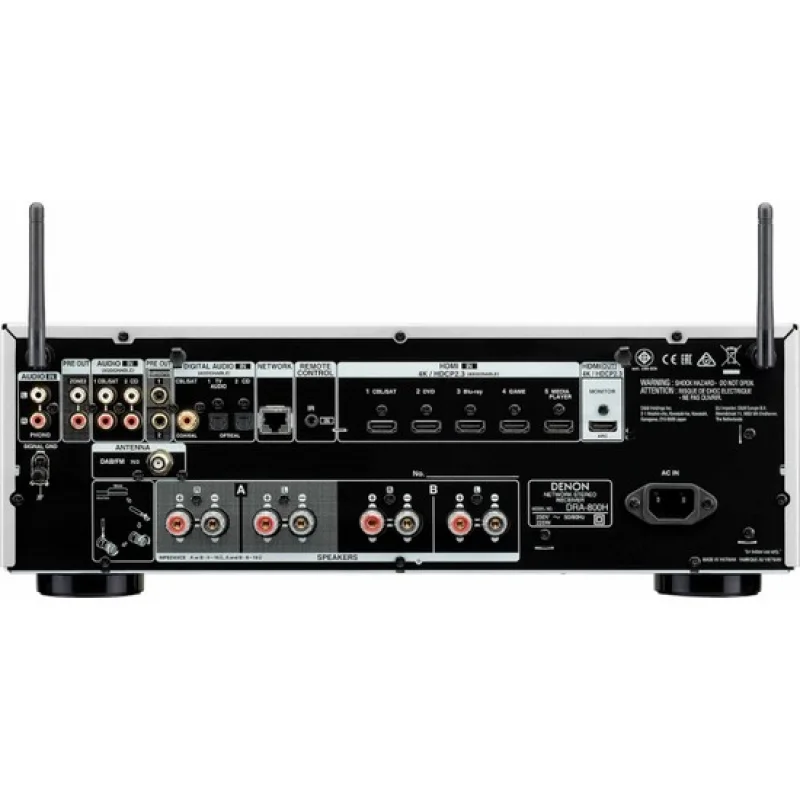 Denon DRA-800H Silver 2X100W hiFi Network Receiver