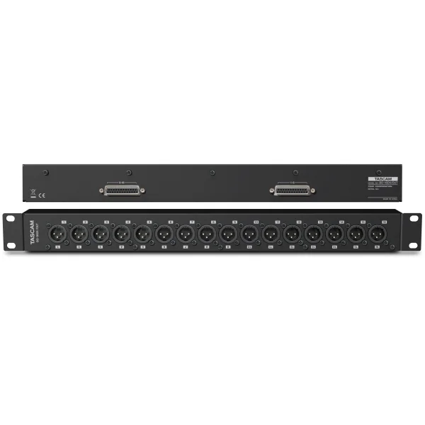 Tascam BO-16DX-OUT breakout Box with 16 Balanced Outputs XLR(M) from 2* SUB-D25