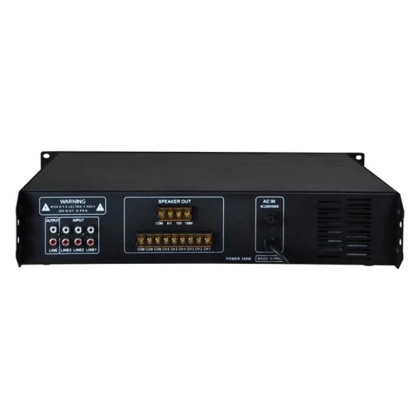WESTA WM-2350U Mobil Kontrol 350W/100V Mikser Amfi 6-zone, USB, Bluetooth