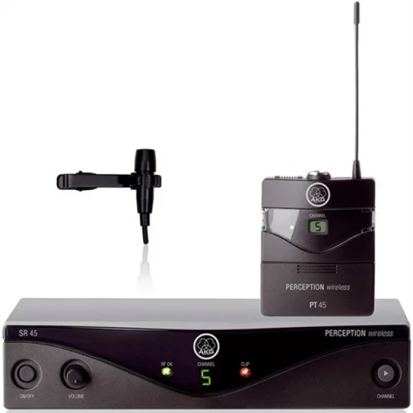 AKG WMS45 Presenter Yaka Tipi Kablosuz Mikrofon Seti