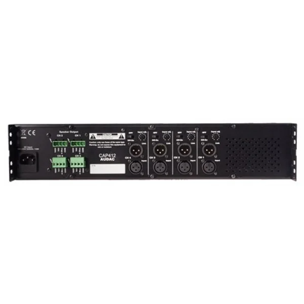 Audac CAP412 Quad Power Amplifikatör 4x120W/100V