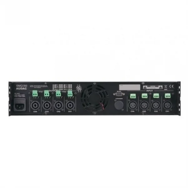 Audac SMQ350 DSP Power Amplifikatör 4x350W/4-ohm