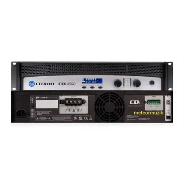 Crown CDI 4000 2x1200W/100V Power Amplifikatör, DSP
