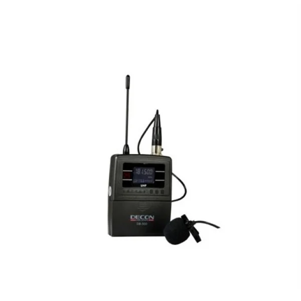 Decon DB-500 Kablosuz setler için Bel Tipi Transmitter + Yaka Mikrofon