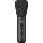 Tascam TM-250U USB Condenser Mikrofon for personal Podcasting , Super-cardioid , Headphone out, Samplerate 16 Bit/44,1kHz o. 48kHz