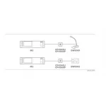 Audac CP43ARJ/B Connection plate - rj45 - bticino