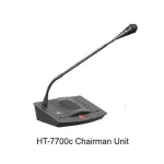 HTDZ HT-7700D Konferans Delege Ünitesi, Tartışma + Video + Oylama, Hoparlörlü, 8P-DIN