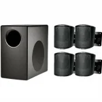JBL CONTROL 50PACK 8 Sub + 4 Uydu Hoparlör Seti, 80W / 100V Trafolu, Siyah