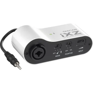 Tascam IXZ Mic/Guitar Interface for iPad, iPhone and iPod