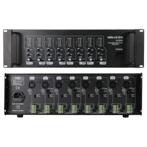 Mikafon D2000 Power Amplifikatör 8x225W/4-ohm