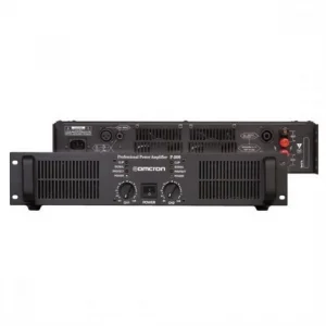 Omcron PT1000 2x500W/100V Power Amplifikatör, EMC 24V AC/DC