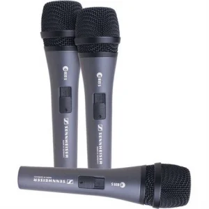 Sennheiser 3-PACK e835-S Dinamik Vokal Mikrofon Seti (3 Adet e 835 S)