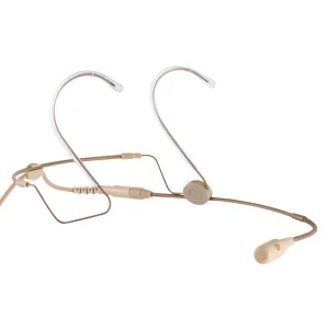 Sennheiser HSP 4-3 (BEIGE 3-PIN) Ense Bantlı Headset Mikrofon (Cardioid, Bej, 3 Pin)