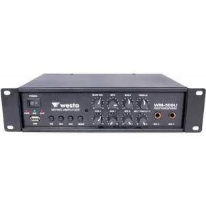 WESTA WM-500U 100W/100V Mikser Amfi, Usb Mp3 Player