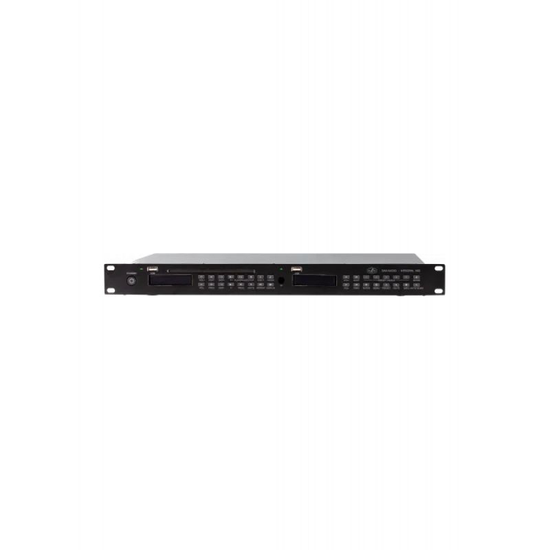 DAS Audio Integral-AS2 2 Kanallı Rack Tipi Multimedya Oynatıcı, CD, USB, Bluetooth, FM